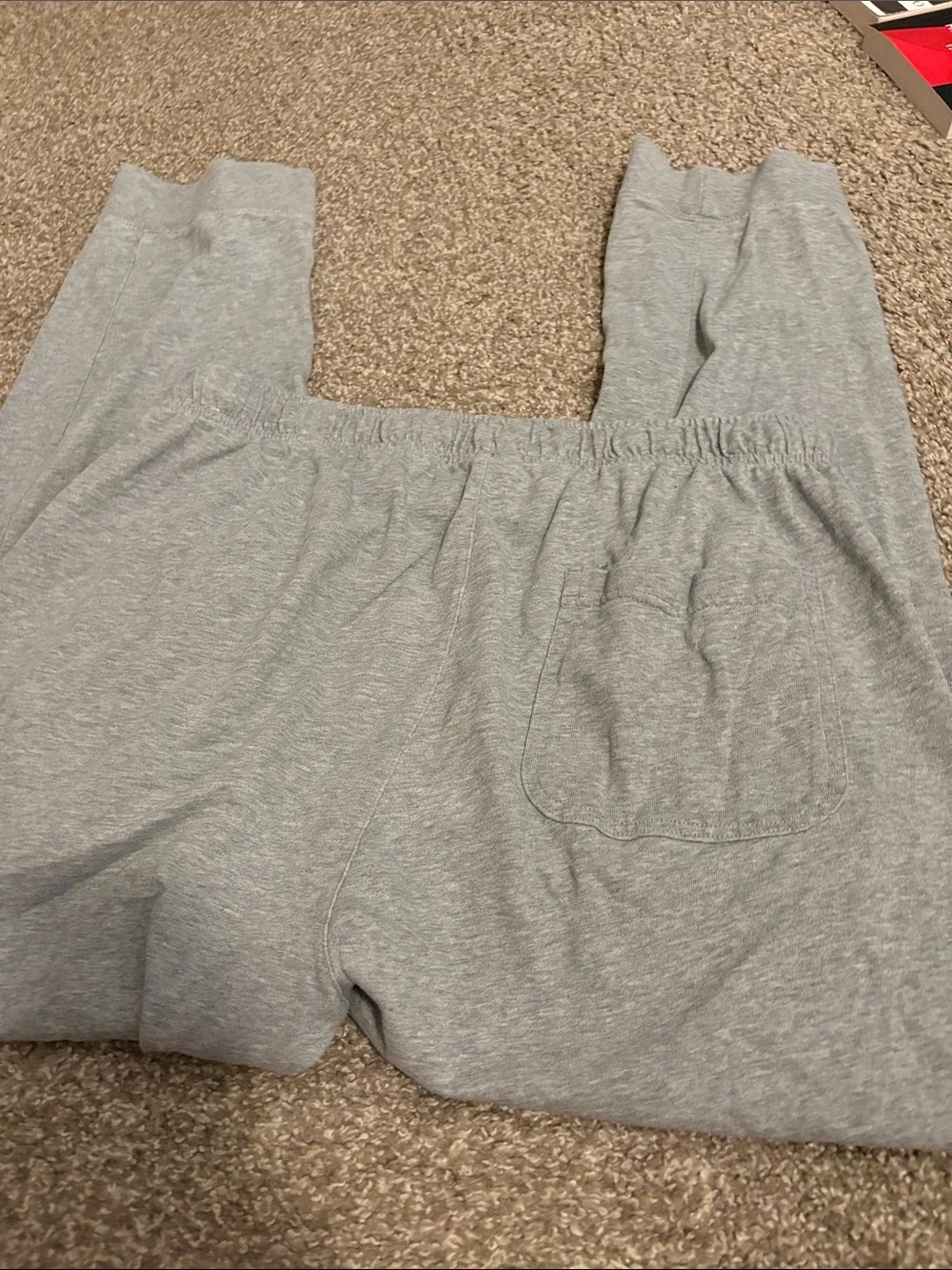 Nike Light Gray Jogger Sweatpants with White Swoosh